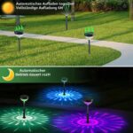 SonPen 8er Set Solarleuchten mit RGB Farbwechsel – IP65 Gartenbeleuchtung für Terrasse & Rasen – Bild 8