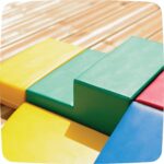 IGLU SOFT PLAY Corner Climber 5-teilig – Kletterblöcke für motorische Entwicklung – Bild 7