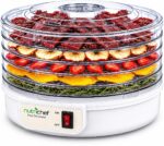 NutriChef Dörrautomat mit 5 Einschüben – 600W Dörrgerät für Obst, Fleisch & Gemüse