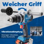Dong Cheng 20V Akku-Schlagbohrschrauber 120Nm – Bürstenlos mit 2×4.0Ah für Profi-Anwendungen – Bild 9