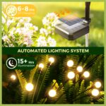 PATIOPIA Firefly Solar Gartenleuchten 8er Set – Warmweiss LED Außenbeleuchtung IP65 – Bild 2
