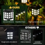 GIGALUMI 12er Set Solarleuchten für Außen – IP65 Wasserdicht Gartenleuchten Warmweiß – Bild 6