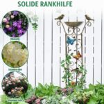Fyeme Vogeltränke 105cm Stehend mit Schmetterling Design – Vogelbad & Kletterhilfe für Garten – Bild 7