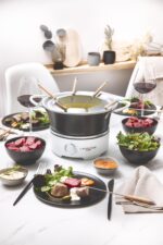 LAGRANGE Prestige Fondue 1,2 l für 8 Personen – Fonduetopf für alle Herdarten – Bild 2