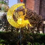 DAZZTIME Mond-Solarleuchte mit Feendesign – Wasserdichte Gartendeko für Aussen – Bild 6