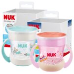 NUK Mini Magic Cup Night Trinklernbecher 160 ml – Leuchtend & auslaufsicher ab 6 Monaten
