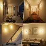 ChangM LED Wandleuchte 12W mit Drehschalter – Warmweiss Innenleuchte für jeden Raum – Bild 7