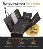 HELDENWERK Autoschondecke Hund Rücksitz – Wasserdicht, Kratzfest & Universal für alle Fahrzeuge – Bild 4