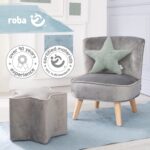 roba Kuschelkissen Stern Frosty Green – Weiches Deko Kissen für Babys & Kleinkinder – Bild 4