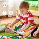 Quiet Book ab 2 Jahren – Montessori Filz Activity Board für Feinmotorik & kognitive Entwicklung – Bild 8