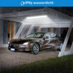 papasbox 2er Set LED Leuchtstoffröhren 120cm 40W – IP65 Feuchtraumleuchte für Werkstatt & Garage – Bild 3