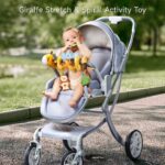 TUMAMA KIDS Giraffe Spirale Kinderwagen Spielzeug – Hängespielzeug für Babys 0-12 Monate – Bild 2