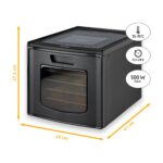 TZS First Austria Dörrautomat mit 6 Edelstahl-Etagen – Digital mit Timer & Temperaturregler 35-70°C – Bild 2