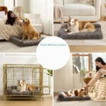 COZY KISS Orthopädisches Hundesofa 112x81cm mit L-Design – Gelenkschutz für grosse Hunde – Bild 2