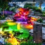 LyLmLe LED Teichbeleuchtung 6W RGB mit APP-Steuerung – IP68 Unterwasserleuchte für Teiche – Bild 6