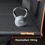 JOEJOY Hundedecke Auto Rückbank 132x63 cm – Wasserdicht & Kratzfest für SUV & Pkw – Bild 3