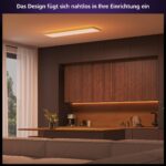 Philips Hue Datura Panelleuchte 30x120 cm – Smart Deckenleuchte mit Dual-Licht & App-Steuerung – Bild 4