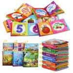 Dr.Rapeti 6er Set Stoffbücher für Babys – Waschbar & Pädagogisch für Früherziehung