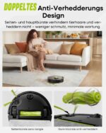MONSGA MR7 PRO Saugroboter mit Wischfunktion 8000PA & 4L Absaugstation – LiDAR Navigation – Bild 6