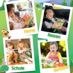 ZOOI Busy Board Montessori Spielzeug ab 1 Jahr – 9-in-1 Activity Book für Kleinkinder – Bild 7