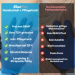 BluePet Fellpflegehandschuh für Hunde, Katzen & Pferde – Sanfte Haarentfernung – Bild 8