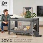 Kinderkraft Joy 2 Kinderbett 2in1 – Reisebett & Spielplatz für unterwegs – Bild 10