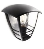 Philips Creek Outdoor Wandleuchte 60 W – Wetterfeste Aussenleuchte mit E27 Fassung in Schwarz – Bild 2