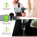 WORKPRO Schlagbohrmaschine 850W – 2in1 Hammer & Bohrer mit 360° Griff & Zubehör – Bild 4