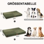 FUKUMARU Orthopädisches Hundebett 107x76 cm – Premium Hundematte für grosse Hunde – Bild 6