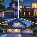 Lureshine 2er Set LED-Wandleuchte 8W Aluminium – IP65 Warmweiss für Innen & Aussen – Bild 8