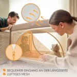 Lionelo Laura 2-in-1 Reisebett mit Seiteneinstieg – Babybett & Laufgitter 0–36 Monate – Bild 6