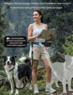 pecute Joggingleine für Hunde 15–55 kg mit Bauchgurt – Freihändiges Laufen & Stoßdämpfer – Bild 8