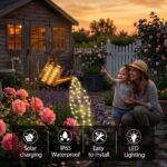 Tremdwoto Solar-Giesskanne mit 36 LEDs – Dekorative Gartenleuchte für Aussen – Bild 2