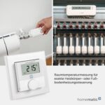 Homematic IP Wandthermostat mit Luftfeuchtigkeitssensor – intelligente Raumklimaregelung für Smart Home – Bild 6