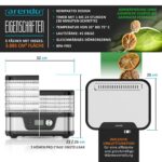 Arendo Dörrautomat Edelstahl mit Temperaturregler – Dehydrator für Obst, Gemüse & Fleisch – Bild 3