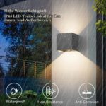 Klighten 12W LED Aussenlampe mit Bewegungsmelder – Moderne Wandleuchte IP65 für Innen & Aussen – Bild 6