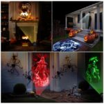 Weewooday 3D Projektor mit 12 HD-Filmen – Weihnachts- & Halloween-Deko mit Fernbedienung – Bild 5