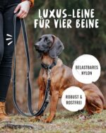 Rudelkönig Paola Hundeleine 2,30m – Verstellbare Führleine mit Reflektoren für grosse & mittlere Hunde – Bild 2