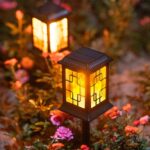 Zoeger Solar Laterne Gross mit Flammeneffekt – 2er Set Solarleuchte für Garten & Terrasse – Bild 7