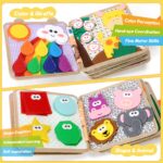 KETIEE Busy Board Montessori Spielzeug ab 1 Jahr – Motorikspielzeug für Kleinkinder – Bild 4