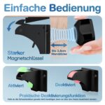 MUTKIND® 10er Set Magnetische Kindersicherung mit TESA-Kleber + 2 Schlüssel – Unsichtbare Schrankschlösser – Bild 7