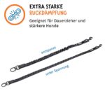 Floxik Ruckdämpfer Hund Gross – Elastische Leinenverlängerung für Sicherheit beim Joggen & Radfahren – Bild 4
