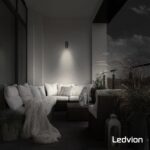 Ledvion Wandlampe IP54 35W mit Sensor – Dimmbar für Aussenbereich & Fassade – Bild 7