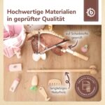 Bieco Steckenpferd Coco – Hobby Horse mit Holzrädern für Kinder ab 2 Jahren – Bild 5
