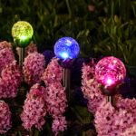 GIGALUMI Solar-Gartenleuchten 3er Set – Farbwechsel-Glaskugeln für Außen