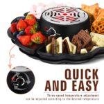 ICRINA 2-in-1 S'mores & Fondue Set – Elektrischer Marshmallow-Toaster mit Temperaturregelung – Bild 4