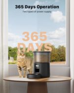 BEMOONY Futterautomat Katze 3L – Programmierbarer Futterspender mit 10s Aufnahmefunktion – Bild 7