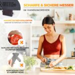 AUSTEIN Diamant Messerschärfer TG2202 – Elektrischer 3-Phasen Messerschleifer für perfekte Schärfe – Bild 3