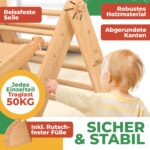 Kidiz 7in1 Klettergerüst Montessori – Modulares Holz-Spielsystem für Kinder 1-3 Jahre – Bild 8