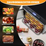 VarmBake Dörrautomat Edelstahl 7 Etagen – 0,56 m² Dörrfläche, 800W, 30-90°C – Bild 9